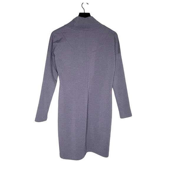 Athleta SoftTech Dress Gray Shift Wool Blend Stretch Casual Pocket Athleisure XS - Picture 2 of 7